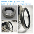 High Pressure Screw Compressor Double Lip Oil Seal